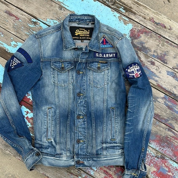 Superdry Other - Vintage Super Dry Copper Black Denim. Size S.